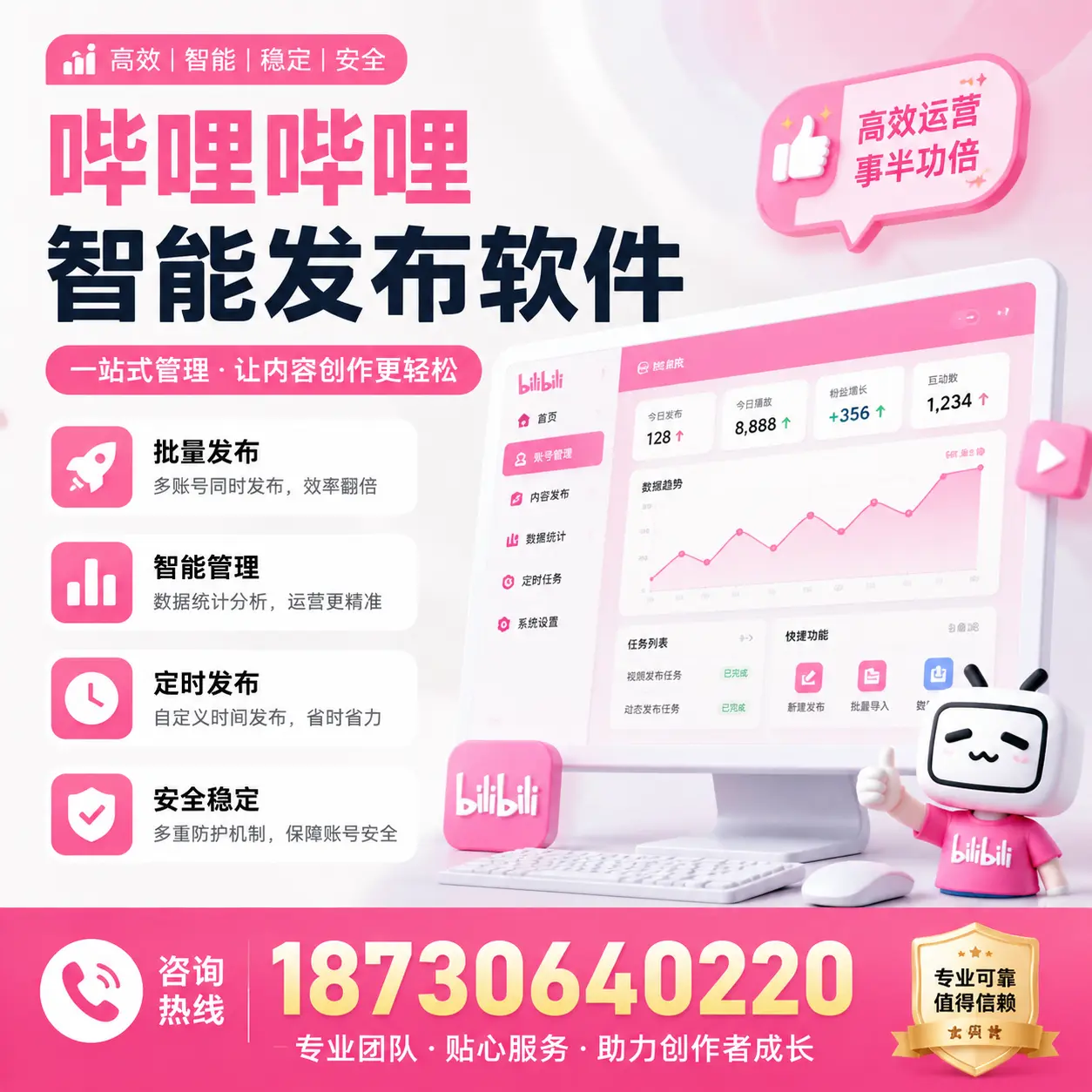 如何评估哔哩哔哩智能发布软件的ROI?大理 企业必读